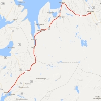 Route van Borgarnes naar Varmahlið