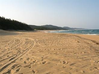 Strand bij St. Lucia